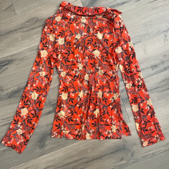 Free People button down Lucky Shirtee Small - Picture 3 of 7